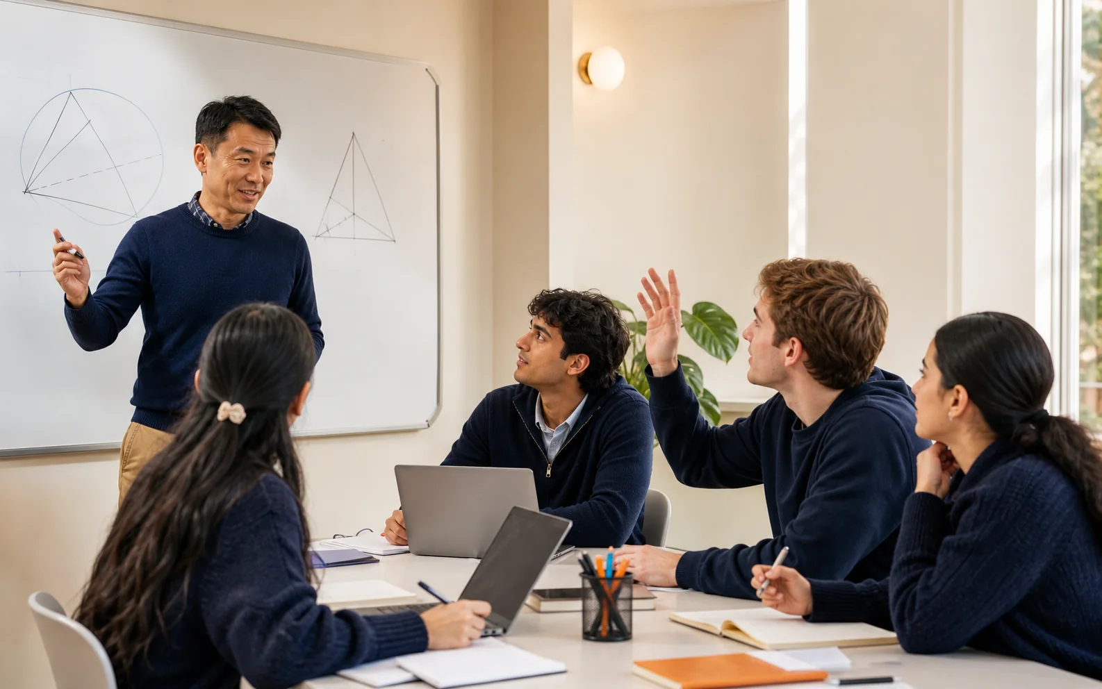 A PrepPals teacher leading a free CSCA masterclass